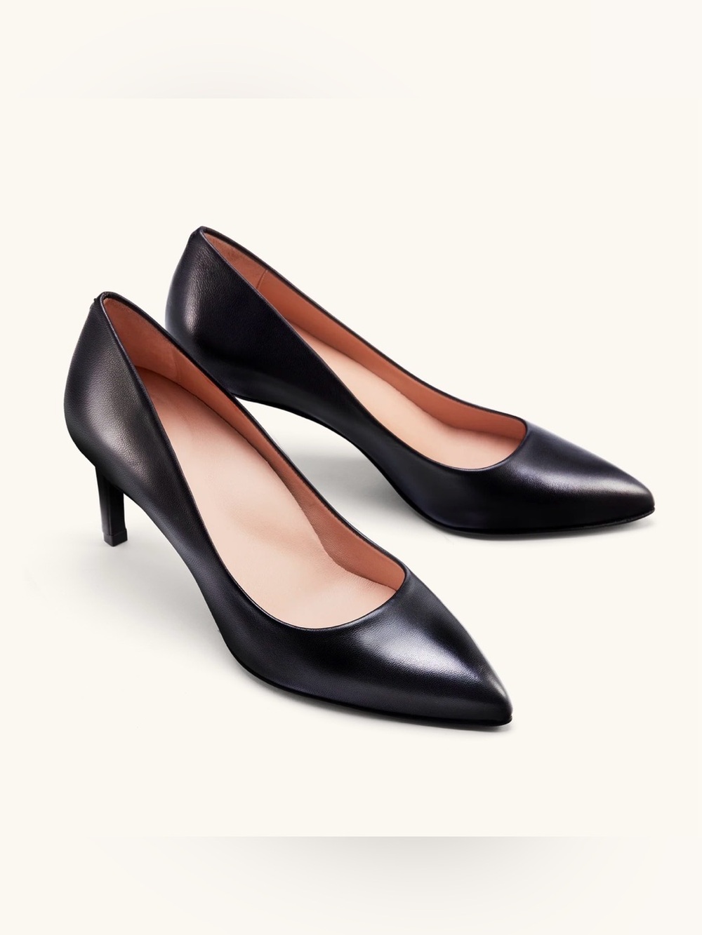Inez Lola Heels in Black Nappa size 7 Wide